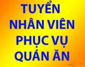 Tuyển Nhân Viên Nam Nữ Phục Vụ Bàn Làm Tại Quận Tân Bình